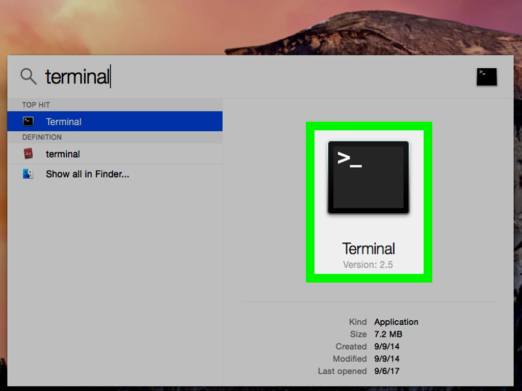 Where To Find Terminal App On Mac